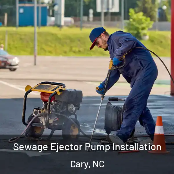  Sewage Ejector Pump Installation Cary, NC